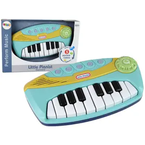 Produkt mamido Dětské interaktivní piano modré
