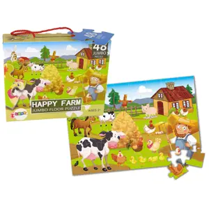 Produkt mamido Dětské puzzle Zvířata na farmě 48 dílků