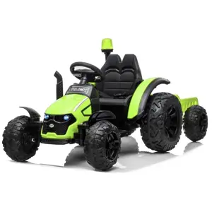 Produkt mamido Dětský elektrický traktor s vlečkou Truck zelený