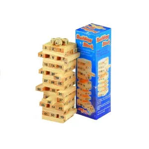 Produkt mamido Dřevěná společenská hra věž Jenga
