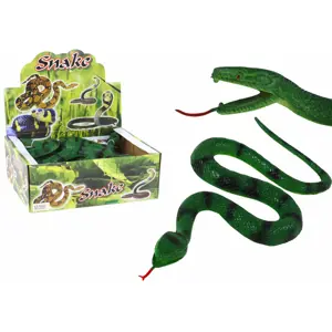 mamido Gumový had s černými skvrnami zelený