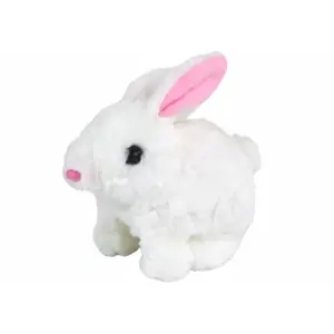 mamido Interaktivní plyšák králík bílý s krátkou srstí