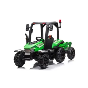 Produkt Mamido Mamido Dětský elektrický traktor s přívěsem 24V Blast 2x200W zelený