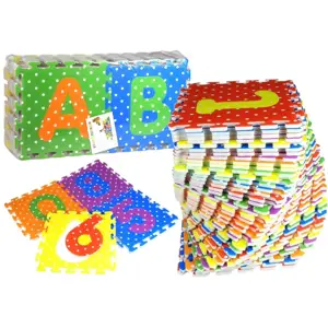 Produkt mamido Pěnové puzzle abeceda a čísla 36 prvků