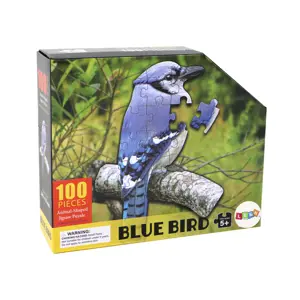 Produkt mamido Puzzle motiv modrého ptáčka 100 dílků