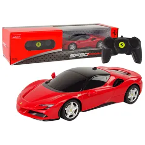 Mamido RASTAR Auto na dálkové ovládání RC Ferrari SF90 Rastar 1:14 červené