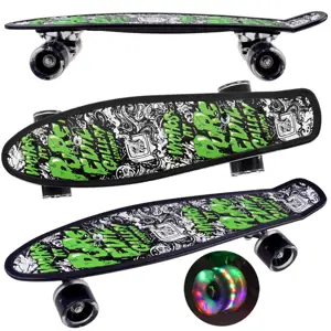 Produkt mamido Skateboard Fiszka 55 cm s LED světelnými koly