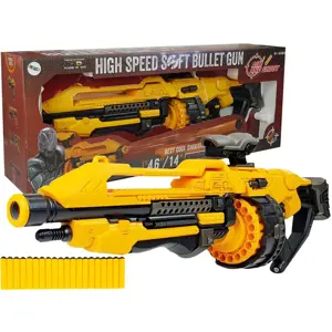 Produkt mamido Velká automatická pistole na pěnové náboje žlutá