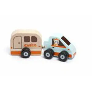Produkt CUBIKA 15368 Auto s karavanem - dřevěná hračka s magnetem 2 díly