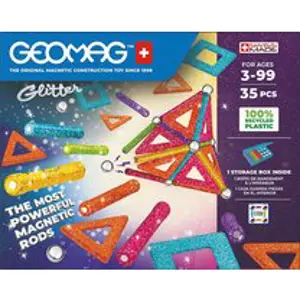 Geomag Glitter panels Recycled 35 pcs