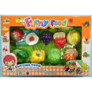 Produkt Mac Toys set potravin na suchý zip krájení ovoce a zelenina