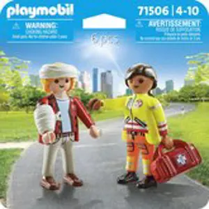 Produkt Playmobil 71506 DuoPack Záchranářka s pacientem