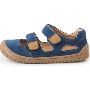 Produkt chlapecké sandály Barefoot MERYL BROWN, Protetika, modro-hnědá - 20