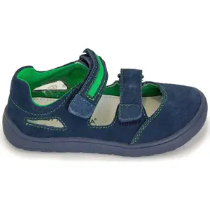Chlapecké sandály Barefoot PADY NAVY, Protetika, modrá - 30