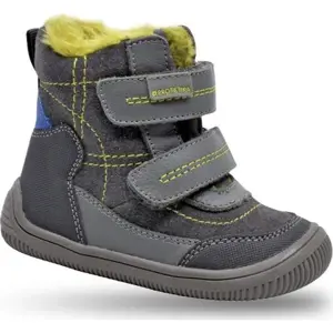 Chlapecké zimní boty Barefoot RAMOS GREY, Protetika, šedá - 21
