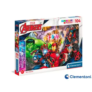 Produkt Clementoni - Puzzle 104 Brilliant, Marvel, Clementoni, W023671