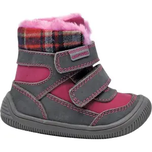 dívčí zimní boty Barefoot TAMIRA GREY, protetika, šedá - 34