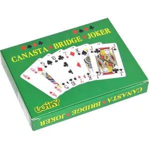 Karty Canasta - papír. krabička, Wiky, W202002