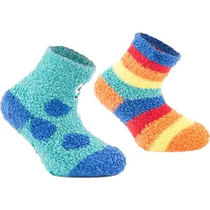 Produkt ponožky chlapecké FLUFFY s protiskluzem - 2pack, Pidilidi, PD0148-02, kluk - 6-12m
