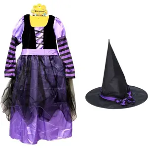 Set karneval - čarodějnice fialová, Wiky, W026079