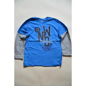 tričko chlapecké s dlouhým rukávem, Wendee, ozfb101628-1, modrá - 98 | 3roky