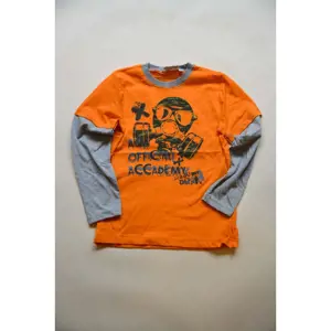 tričko chlapecké s dlouhým rukávem, Wendee, ozfb101639-2, oranžová - 152 | 12let